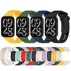 Pulseira Silicone Emborrachada Para Xiaomi Mi Band 8pro/9pro redmiWatch4/5
