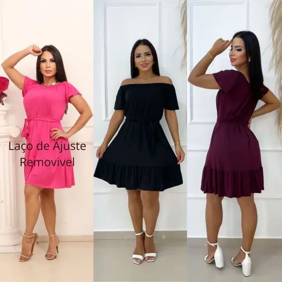 Kit 02 Vestido Ciganinha Feminino Vestido Feminino Moda Evangélica Gestante Gravida Soltinho