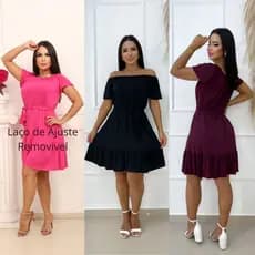 Kit 02 Vestido Ciganinha Feminino Vestido Feminino Moda Evangélica Gestante Gravida Soltinho