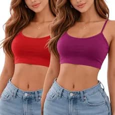 KIT 3 Crop Top Feminino  Academia  Casual Alcinha Leve Confortável Verão Praia Piscina
