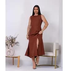 Vestido Feminino Longo Kamily Sensorial