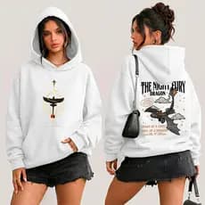 Moletom Canguru Blusa de Frio Bolso e Capuz Como Treinar Seu Dragão Banguela Dragon Toothles Soluço