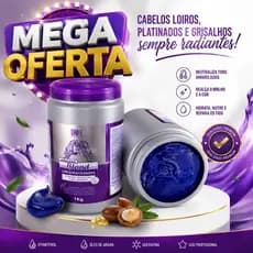 Matizador Blond 1kg Máscara Capilar CBB Cosmeticos