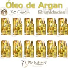 Kit 12 Reparador de Pontas Óleo De Argan Supreme Argan Oil 50ml - Mary Life