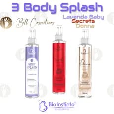 Kit 3 Body Splash Lavanda Baby + Secrets + Donna 130Ml - Bio Instinto