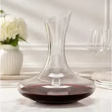 Decanter Aerador Vinhos Em Vidro Leve E Resistente Vinho Tinto Suave Italiano Premium Luxo Sommelier