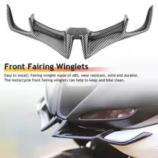 Estone Motocicleta Winglets ABS Aerodinâmico Spoiler Asa Lateral Defletores Ar Carenagem Para A Dos Modelos