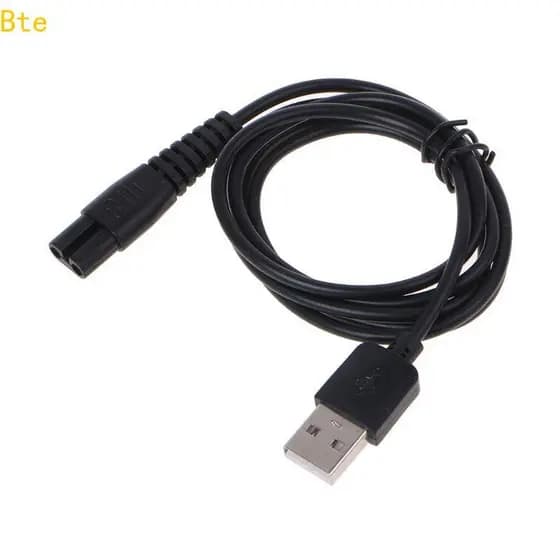 Bte 100cm USB Chrging Cable Barbeador Elétrico PowerAdapter Para MJTXD01SKS