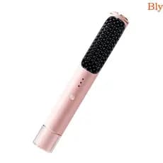 Bly Portátil Pente Quente Multifuncional Alisador Cabelo Reto Profissional Escova Br