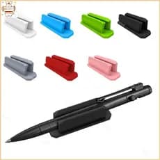 Montagem Parede Adesivo Caneta Organizador Multiuso Silicone Lápis Clipe Para Escritório Desktop