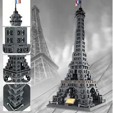 Blocos de montar infantil construqÃo grande Blocos De Construção Da Torre Eiffel Brinquedo Educativo DIY Modelo