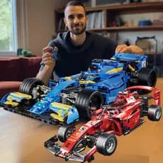 Blocos De Construção Montados Modelos De Carros Esportivos Brinquedos Educativos Para Meninos Racing Car 1163 Peças