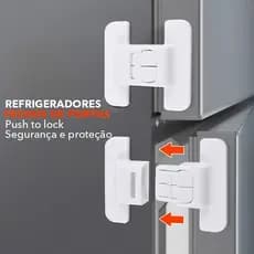 1/2pcs Proteção De Segurança Infantil Fechadura De Porta De Geladeira Fechaduras Armário De Móveis