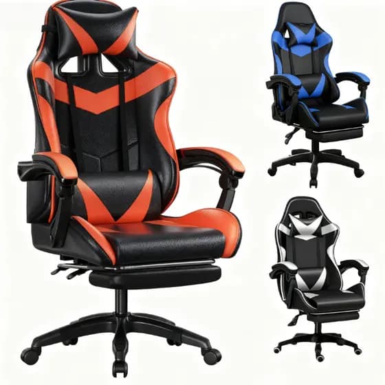 Cadeira Gamer Ergonômica Best Chair Escritório Giratória e Reclinável
