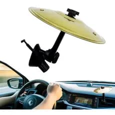 Mini Bateria de Carro com Ventilação de Ar, Pratos de Bateria para Interior de Carro