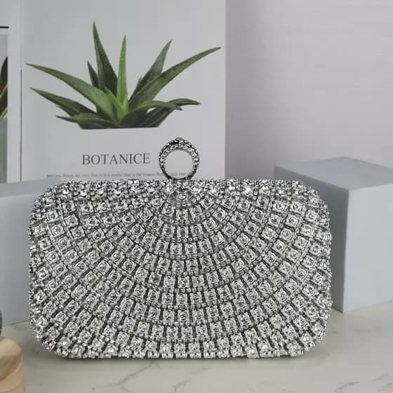 Bolsa Clutch Festa Pedras Brilho Casamentos Formaturas