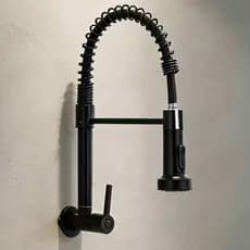Torneira Parede Inox Monocomando Cozinha Instalação Simples 1 E 2 Furos