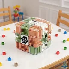 Cubo De Labirinto De Quebra-Cabeça 3D Grande-Brinquedo De Provocação De Cérebro Envolvente Bola De Rolo
