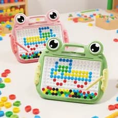 Tábua de Desenho Magnético Colorida para Crianças com Folhetos Criativos Brinquedo Educacional