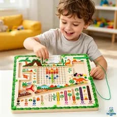 Brinquedo Labirinto Magnético Infantil Brinquedo Educativo Pedagógico Desenvolvimento Infantil (Com Imã)
