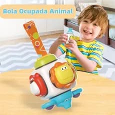 Bola ocupada de animal bola de agarrar para treinamento sensorial do bebê aprendizado precoce
