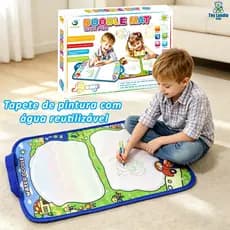 Tapete de Água Mágico Brinquedo Educativo para Criatividade Reutilizável