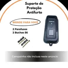 Protetor Campainha Intelbras Sem Fio Protetor Campainha  CIB101 CIB101S Preto