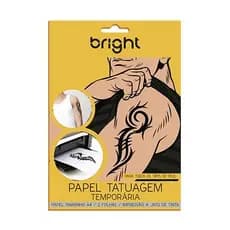 Papel Tatuagem Temporária Folha A4 Jato De Tinta Bright