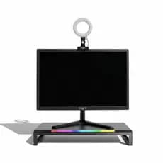 Kit Monitor 21,5" Ring Light E Suporte Profissional Bright