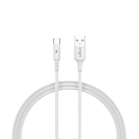 Cabo USB-Micro USB Turbo Carregamento Rápido Branco Bright