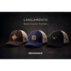 Boné Country Masculino Estilo Western Ajustável Casual