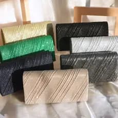 Bolsa Tiracolo / Carteira Feminina Com Glitter Para Festa / Banquete / Casamento 189-27