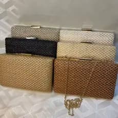 Bolsa Tiracolo / Carteira Feminina Com Glitter Para Festa / Banquete / Casamento 168-52
