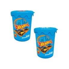 2x Potes Slimes Hot Wheels Metalizado 180g Doce Brinq SORTIDO Gelelé