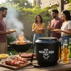 Cooler Térmico 30 Latas Personalizado Crie com Sua Foto, Logo ou Tema Estampa Exclusiva