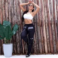 CALÇA CARGO JOGGER TACTEL INOVAÇÃO URBANA UNISSEX NOVA TENDENCIA COM REFLETIVO