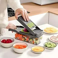 Fatiador Profissional 16 em 1 Multiuso Cozinha Slicer Aço Inox Cortador Ralador De Legumes Verduras Frutas Alime--dadi