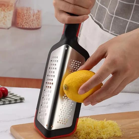 Ralador com alça aço inoxidável | queijo em forma V, queijo resistente e legumes, queijo