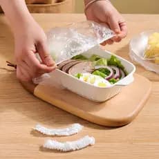 Tampa De Plástico Descartável Para Alimento
