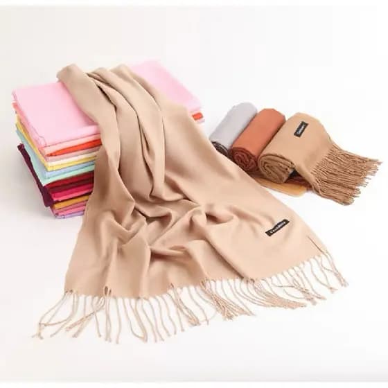 Cachecol Inverno Lenço Pashmina Xale Echarpe GROSSO E FINO Feminino