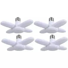 Lâmpada LED 28W 4 Pétalas Ajustável Luz forte