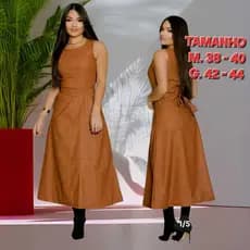 Vestido Mídi elegante moda Evangélica tecido de couro leva cinto em leva zíper invisível