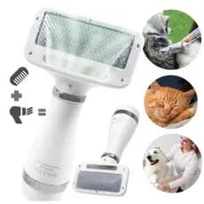 Escova Secadora Pet - Seca Remove Pelos Cachorro Coelho Gato 110v