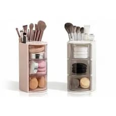 Organizador de maquiagem porta pincel-organizador de bancada multiuso-porta esponja make acrilico