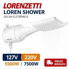 Chuveiro elétrico 4 Temperaturas Loren ShowerLorenzetti Multitemperaturas Ultra 127v 5500w 220v 7500w