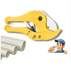 Cortador de Tubos Tipo Alicate Tesoura P/ Tubos Cano Tipo PVC 42mm Profissional Em Alumínio Afiado