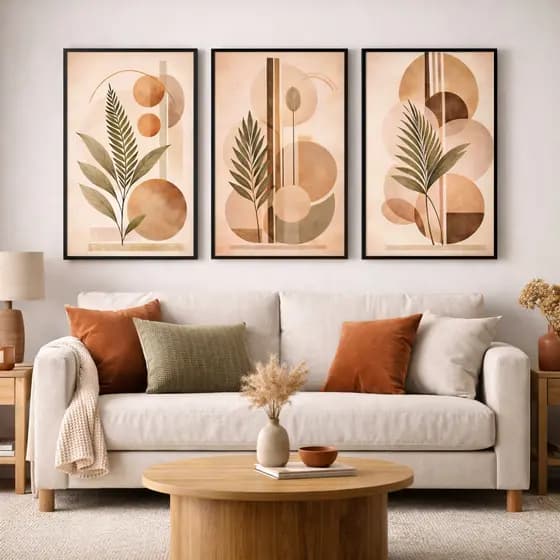 Quadros Decorativos 50x70 cm Gigante  Com Moldura Premium Para Sala Ampla