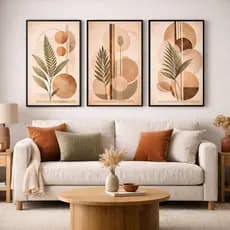 Quadros Decorativos 50x70 cm Gigante  Com Moldura Premium Para Sala Ampla