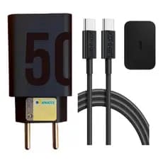 Carregador 50w Turbo cabo PD tipo C compatível motorola xioami Samsung A15 A34 A54 S23 S24 c/ Anatel