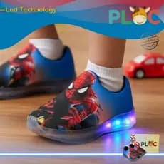 Tênis Led Infantil Luzinha Homem Aranha Aranhaverso PLOC LED07 - MARINHO SPIDER